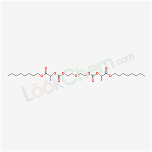 octyl 2-[2-[2-(1-octoxycarbonylethoxycarbonyloxy)ethoxy]ethoxycarbonyloxy]propanoate cas  5348-55-0