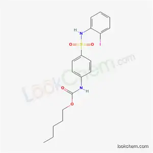 pentyl N-[4-[(2-iodophenyl)sulfamoyl]phenyl]carbamate