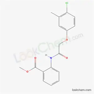 Molecular Structure of 6012-64-2 (methyl 2-{[(4-chloro-3-methylphenoxy)acetyl]amino}benzoate)