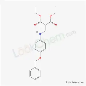 Molecular Structure of 6093-78-3 (diethyl ({[4-(benzyloxy)phenyl]amino}methylidene)propanedioate)