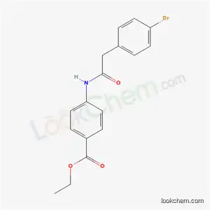 Ethyl 4-[[2-(4-bromophenyl)acetyl]amino]benzoate