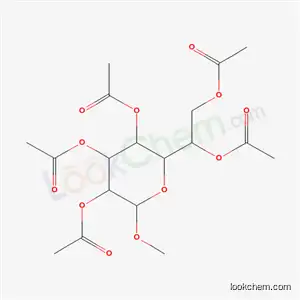 methyl 2,3,4,6,7-penta-O-acetylheptopyranoside