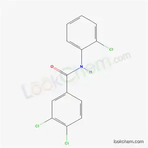 Molecular Structure of 2448-02-4 (3,4-dichloro-N-(2-chlorophenyl)benzamide)