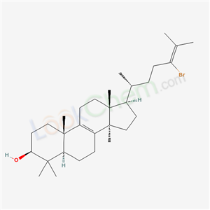 (3S,5S,10S,13R,14R,17R)-17-[(2R)-5-bromo-6-methyl-hept-5-en-2-yl]-4,4,10,13,14-pentamethyl-2,3,5,6,7,11,12,15,16,17-decahydro-1H-cyclopenta[a]phenanthren-3-ol cas  50719-45-4