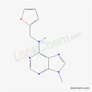 Molecular Structure of 5401-70-7 (N-(furan-2-ylmethyl)-9-methyl-9H-purin-6-amine)