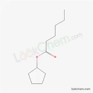 Molecular Structure of 5413-59-2 (cyclopentyl hexanoate)