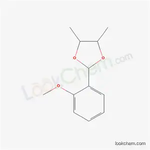 Molecular Structure of 6290-31-9 (2-(2-methoxyphenyl)-4,5-dimethyl-1,3-dioxolane)