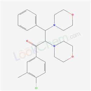 1-(4-chloro-3-methyl-phenyl)-2,3-dimorpholin-4-yl-3-phenyl-propan-1-one cas  6284-71-5