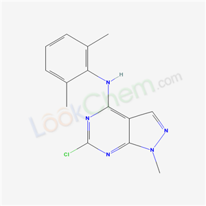 3-chloro-N-(2,6-dimethylphenyl)-9-methyl-2,4,8,9-tetrazabicyclo[4.3.0]nona-1,3,5,7-tetraen-5-amine cas  5414-00-6