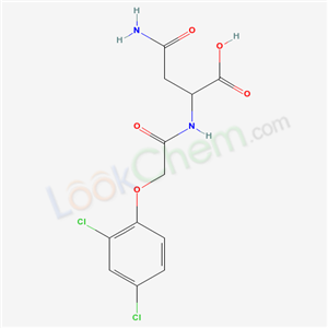 3-carbamoyl-2-[[2-(2,4-dichlorophenoxy)acetyl]amino]propanoic acid cas  6293-92-1
