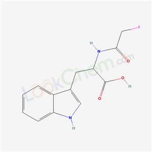 3-(1H-indol-3-yl)-2-[(2-iodoacetyl)amino]propanoic acid cas  5419-44-3