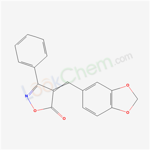 4-(benzo[1,3]dioxol-5-ylmethylidene)-3-phenyl-oxazol-5-one cas  6286-57-3