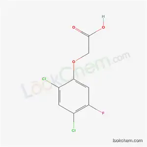 Molecular Structure of 398-97-0 ((2,4-dichloro-5-fluorophenoxy)acetic acid)