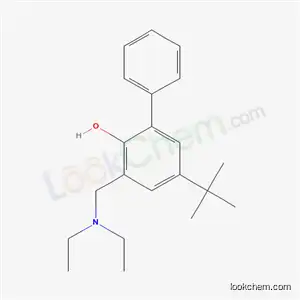 Molecular Structure of 5414-53-9 (5-tert-butyl-3-[(diethylamino)methyl]biphenyl-2-ol)