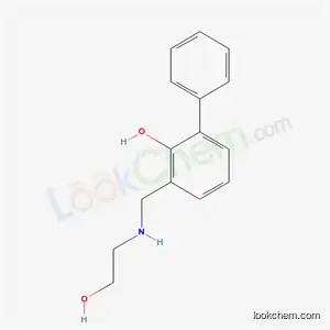 Molecular Structure of 5414-76-6 (3-{[(2-hydroxyethyl)amino]methyl}biphenyl-2-ol)
