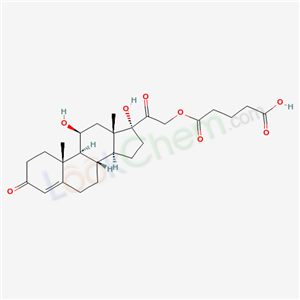 5-[2-[(8S,9S,10R,11S,13S,14S,17R)-11,17-dihydroxy-10,13-dimethyl-3-oxo-2,6,7,8,9,11,12,14,15,16-decahydro-1H-cyclopenta[a]phenanthren-17-yl]-2-oxo-ethoxy]-5-oxo-pentanoic acid