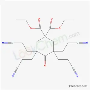 디 에틸 3,3,5,5- 테트라 키스 (2- 시아 노 에틸) -4- 옥소-시클로 헥산 -1,1- 디 카르복시 후기
