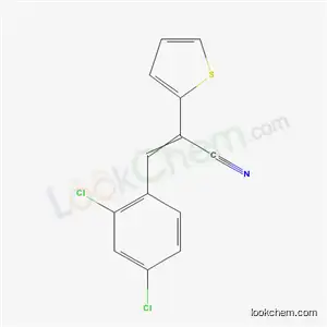 Molecular Structure of 37034-01-8 (3-(2,4-dichlorophenyl)-2-(thiophen-2-yl)prop-2-enenitrile)