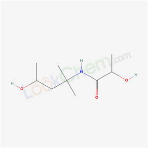 2-hydroxy-N-(4-hydroxy-2-methyl-pentan-2-yl)propanamide cas  5422-40-2