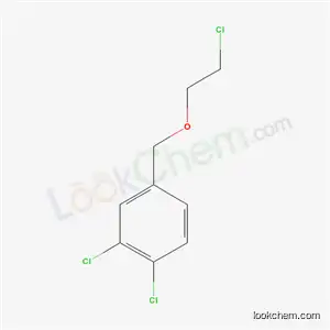 Molecular Structure of 6279-30-7 (1,2-dichloro-4-[(2-chloroethoxy)methyl]benzene)
