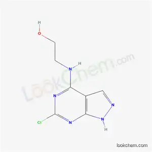 2-[(6-chloro-1H-pyrazolo[3,4-d]pyrimidin-4-yl)amino]ethanol