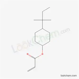 Molecular Structure of 6288-20-6 (4-(2-methylbutan-2-yl)cyclohexyl prop-2-enoate)