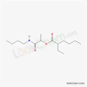 Molecular Structure of 6288-24-0 (1-(butylamino)-1-oxopropan-2-yl 2-ethylhexanoate)