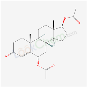 [(6R,8R,9S,10R,13S,14S,17S)-6-acetyloxy-10,13-dimethyl-3-oxo-1,2,6,7,8,9,11,12,14,15,16,17-dodecahydrocyclopenta[a]phenanthren-17-yl] acetate cas  2098-51-3