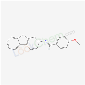 N-(9H-fluoren-2-yl)-1-(4-methoxyphenyl)methanimine cas  5424-78-2