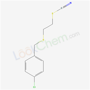 2-[(4-chlorobenzyl)sulfanyl]ethyl thiocyanate