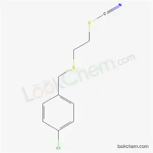 Molecular Structure of 5424-90-8 (2-[(4-chlorobenzyl)sulfanyl]ethyl thiocyanate)
