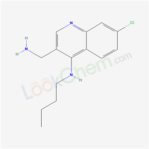 N-(3-(aminomethyl)-7-chloro-4-quinolinyl)-N-butylamine cas  5423-72-3
