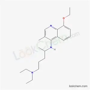 Molecular Structure of 5428-67-1 (N~4~-(8-ethoxy-3-methylquinolin-4-yl)-N~1~,N~1~-diethylpentane-1,4-diamine)