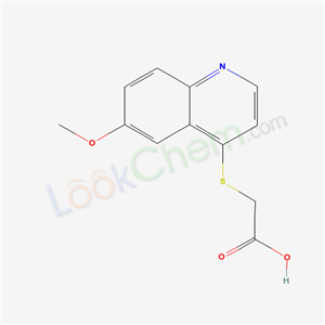 2-(6-methoxyquinolin-4-yl)sulfanylacetic acid cas  5450-23-7