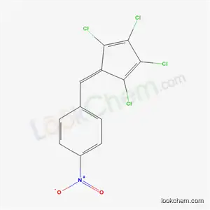 Molecular Structure of 63161-03-5 ((2,3,4,5-Tetrachloro-2,4-cyclopentadienylidene)-(p-nitrophenyl)methane)