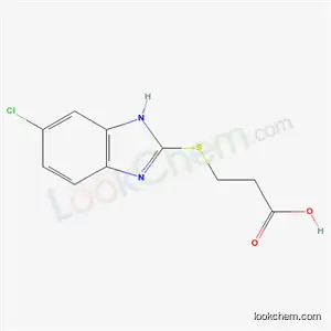 3-[(5-Chloro-3H-benzoimidazol-2-yl)sulfanyl]propanoic acid