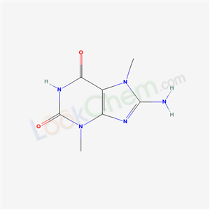 8-amino-3,7-dimethyl-purine-2,6-dione cas  5442-23-9