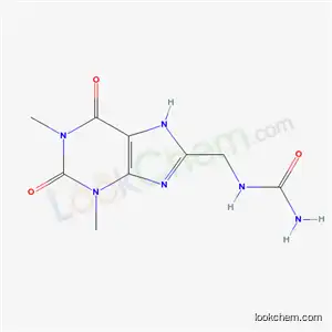 Molecular Structure of 36789-98-7 (1-[(1,3-dimethyl-2,6-dioxo-2,3,6,7-tetrahydro-1H-purin-8-yl)methyl]urea)