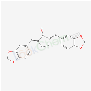 2,5-bis(benzo[1,3]dioxol-5-ylmethylidene)cyclopentan-1-one cas  5447-52-9