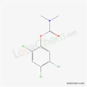Molecular Structure of 6935-06-4 (Carbamic acid, dimethyl-, 2,4,5-trichlorophenyl ester)