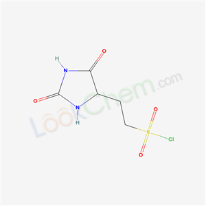 2-(2,5-dioxoimidazolidin-4-yl)ethanesulfonyl chloride cas  5437-54-7