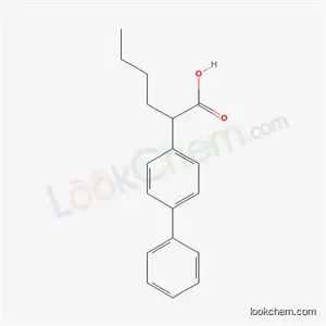 Molecular Structure of 5449-45-6 (2-(biphenyl-4-yl)hexanoic acid)