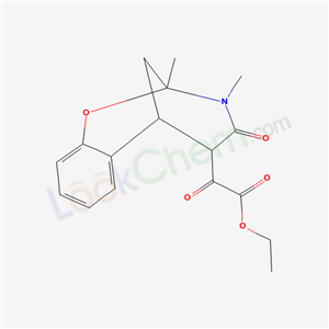 Ethyl (2,3-dimethyl-4-oxo-3,4,5,6-tetrahydro-2H-2,6-methano-1,3-benzoxazocin-5-yl)(oxo)acetate cas  6297-35-4