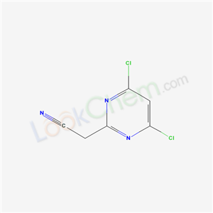 2-(4,6-Dichloropyrimidin-2-yl)acetonitrile 63155-43-1