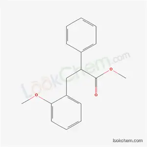 Molecular Structure of 6641-77-6 (methyl 3-(2-methoxyphenyl)-2-phenyl-propanoate)