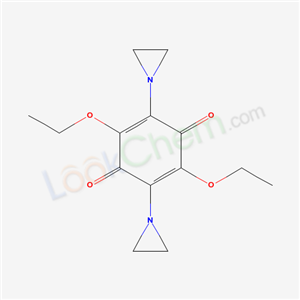 p-Benzoquinone, 2,5-bis (1-aziridinyl)-3,6-diethoxy- cas  4014-60-2