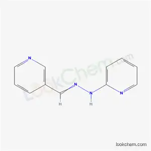 Molecular Structure of 63697-67-6 (2-[2-(pyridin-3-ylmethylidene)hydrazinyl]pyridine)