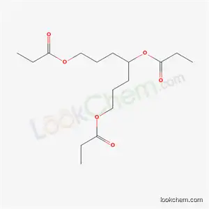 Molecular Structure of 6335-11-1 (heptane-1,4,7-triyl tripropanoate)