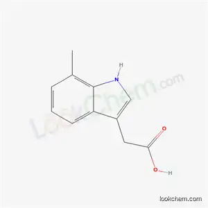 Molecular Structure of 5435-36-9 (7-METHYLINDOLE-3-ACETIC ACID)