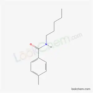 Molecular Structure of 5436-66-8 (4-Methyl-N-n-pentylbenzaMide, 97%)